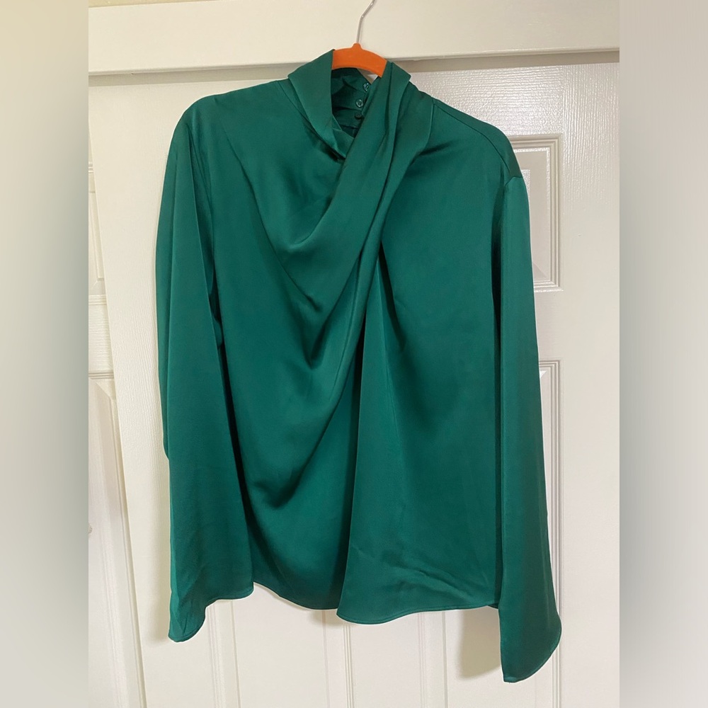 Silk Evergreen blouse